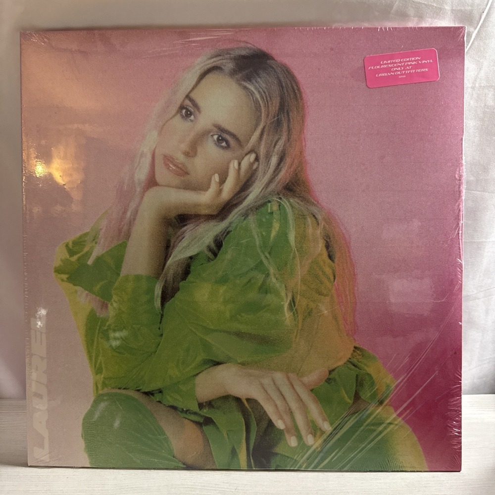 Laurel LP Petrol Bloom Fluorescent Pink Vinyl‎ New Sealed